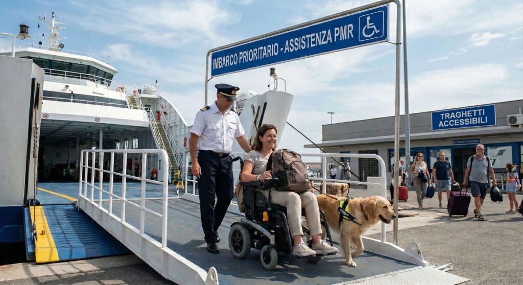 Prenotazione traghetti per disabili e PMR