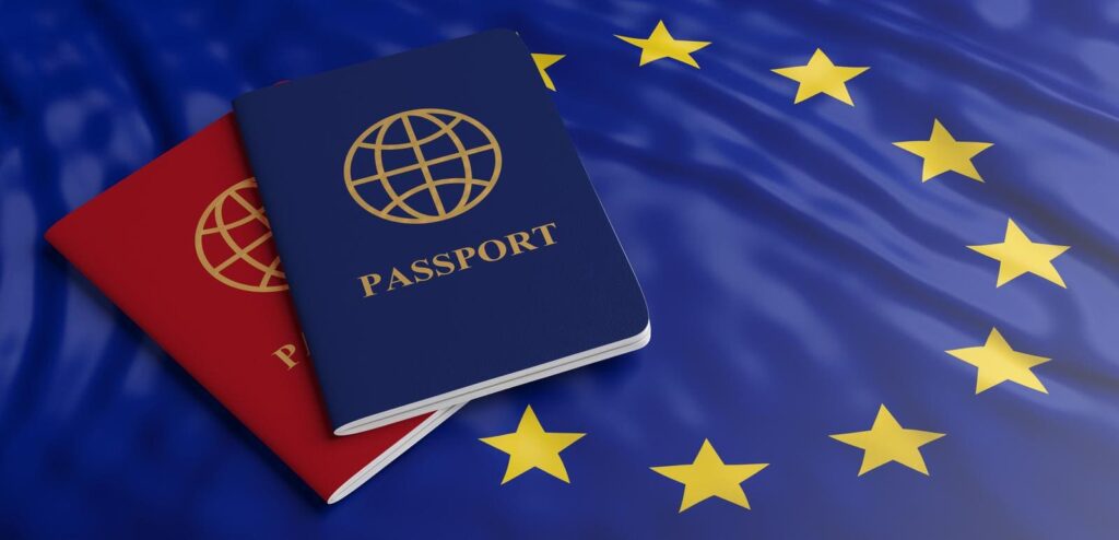 Controlli di frontiera nei porti europei con registrazione EES e controllo passaporti per passeggeri in traghetto