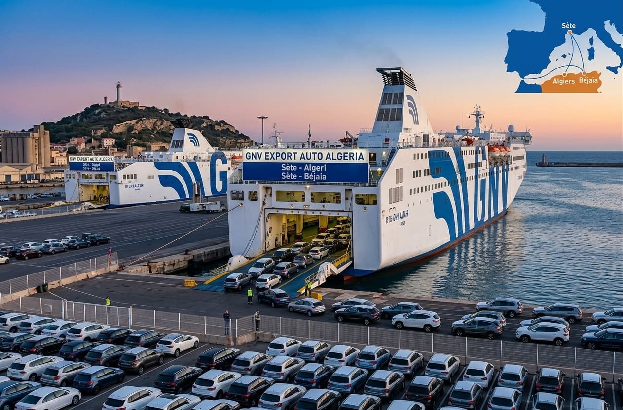 GNV Export auto Algeria